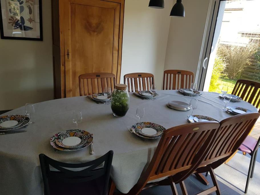 9 Pers 160 M² +Jardin- 10Mn Nantes -30Mn Mer Bouguenais Esterno foto